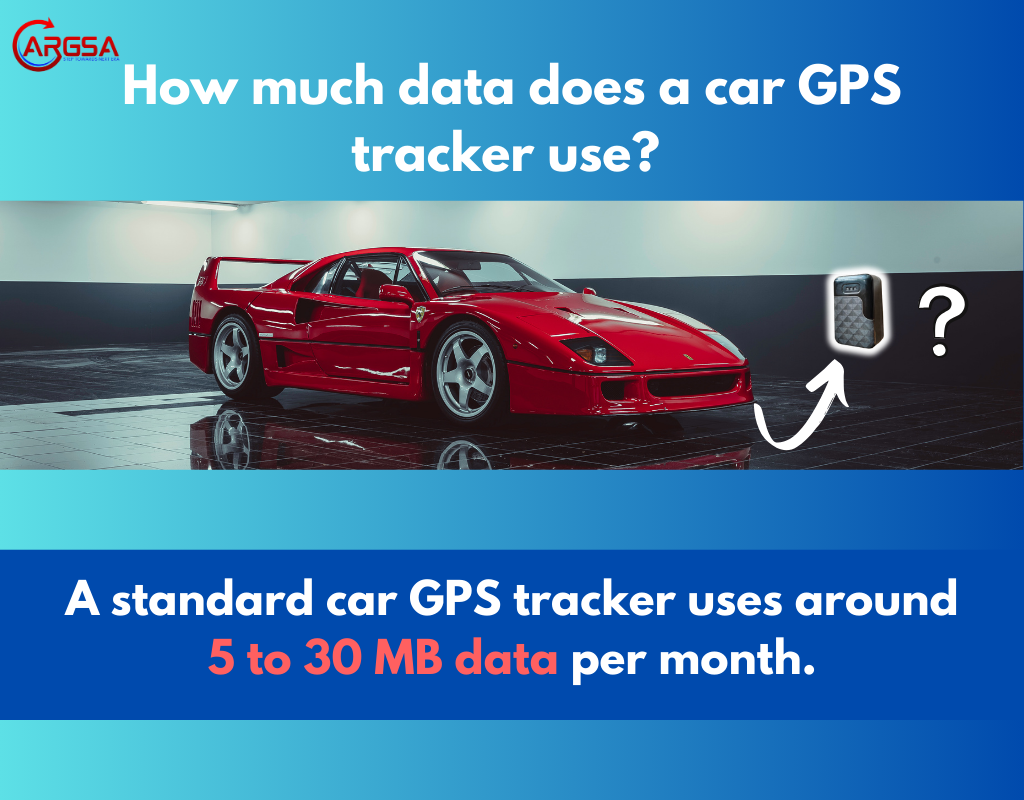 how much data does a car gps tracker use